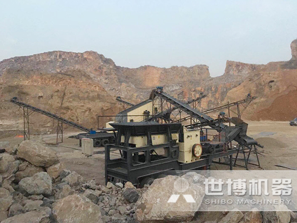 广东时产150吨石子生产线